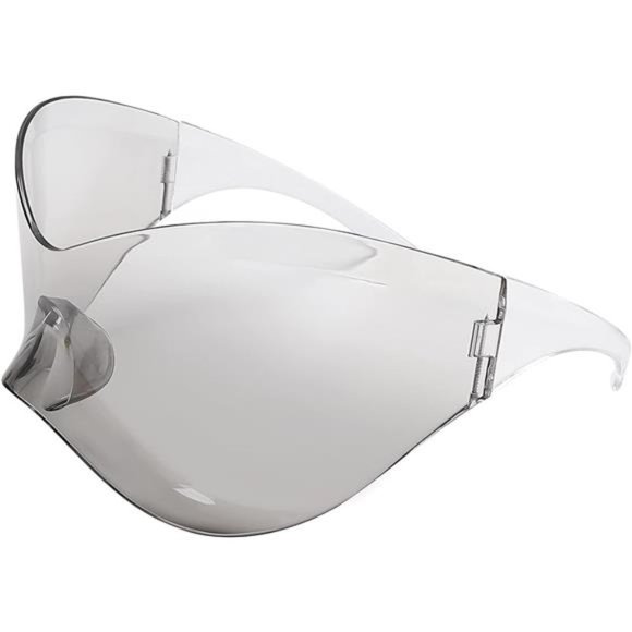 Clear Infinity Chic Shield Sunglasses - Picture 2 of 6